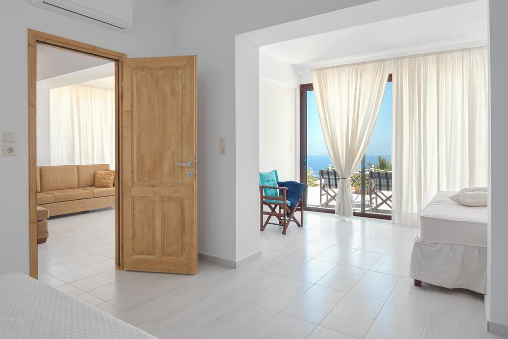 Sea Views At Villa Anemomylos With Heated Pool, Ping Pong And Tennis Agia Pelagia Dış mekan fotoğraf