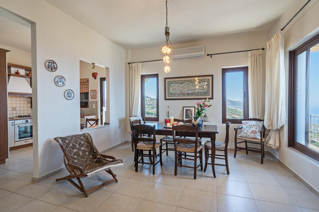 Sea Views At Villa Anemomylos With Heated Pool, Ping Pong And Tennis Agia Pelagia Dış mekan fotoğraf